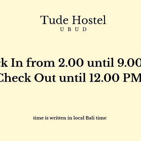 Tude Hostel Ubud